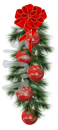 Hanging Red Ornaments