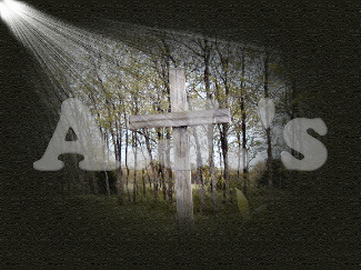 Light Beam on Cross