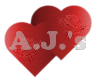 Rose Embossed Heart