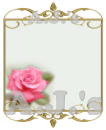 Pink Rose Tag